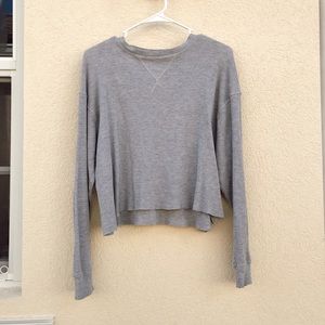 J. Galt heatherd grey long sleeve